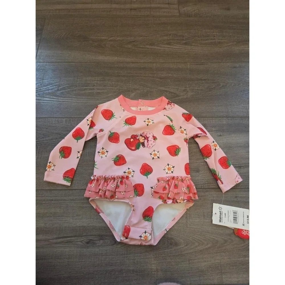 Strawberry shortcake‎ baby girl swimsuit 3-6 mos